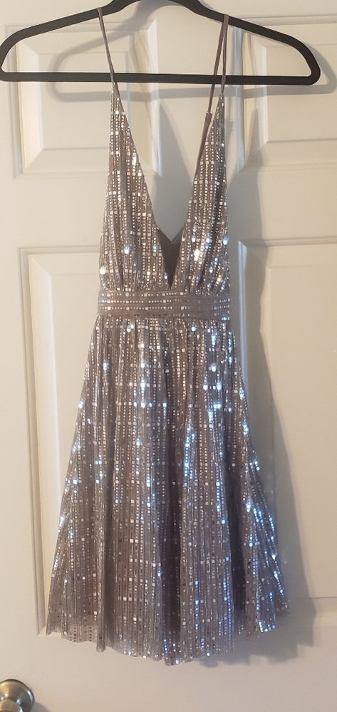 Sparkly Nude/Silver Dress